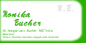 monika bucher business card